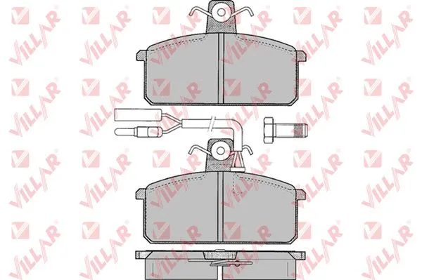 Brake Pad Set, disc brake (626.0097)