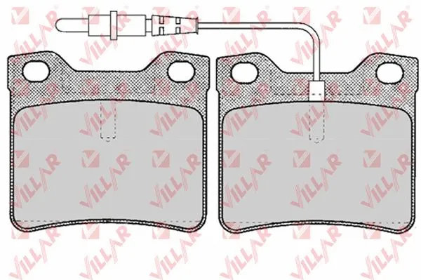 Brake Pad Set, disc brake (626.0623)