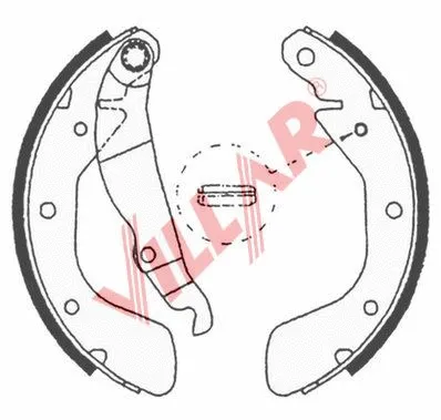 Brake Shoe Set (629.0618)