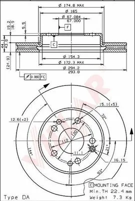 Brake Disc (628.1289)