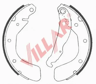 Brake Shoe Set (629.0613)