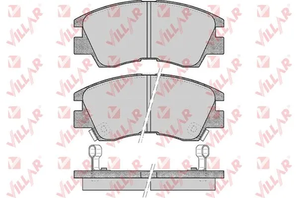 Brake Pad Set, disc brake (626.0315)