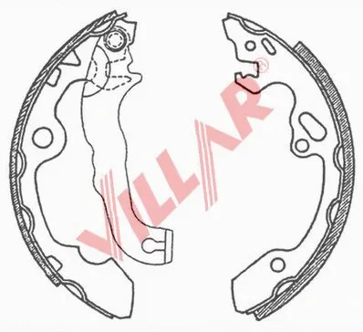 Brake Shoe Set (629.0658)