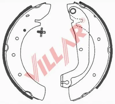Brake Shoe Set (629.0603)