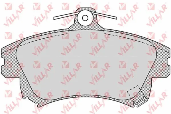 Brake Pad Set, disc brake (626.0711)