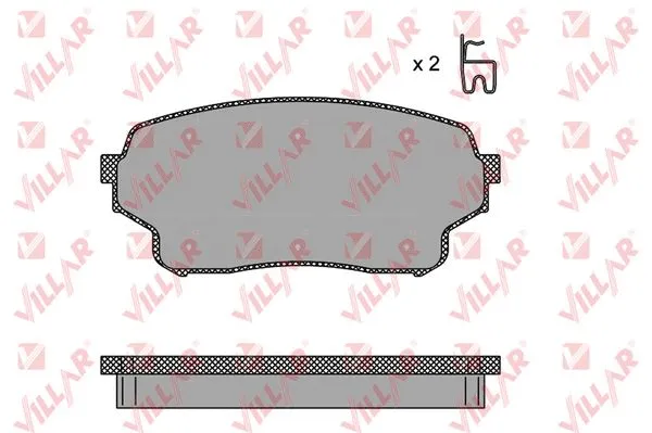 Brake Pad Set, disc brake (626.1483)