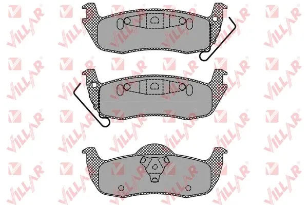 Brake Pad Set, disc brake (626.1405)