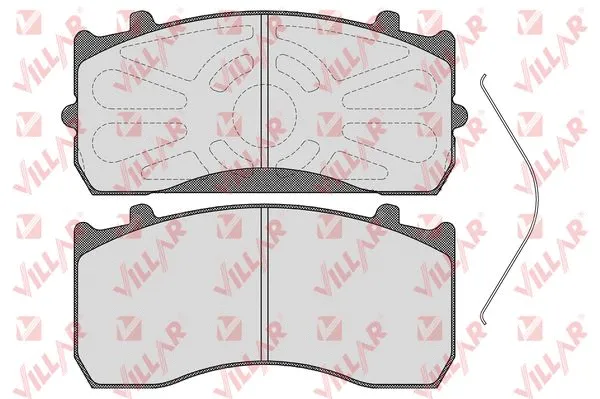 Brake Pad Set, disc brake (626.1169)