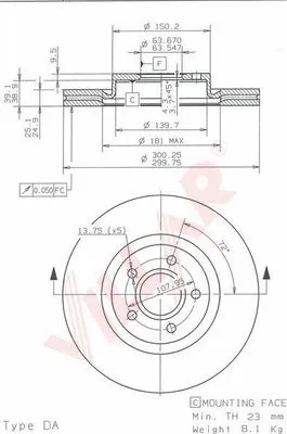 Brake Disc (628.1812)