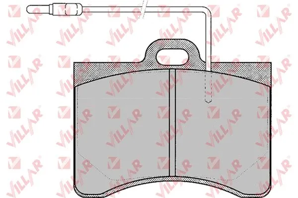 Brake Pad Set, disc brake (626.0132)