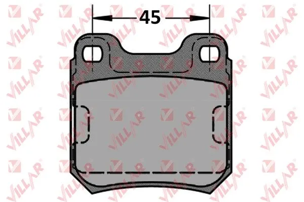 Brake Pad Set, disc brake (626.0334)