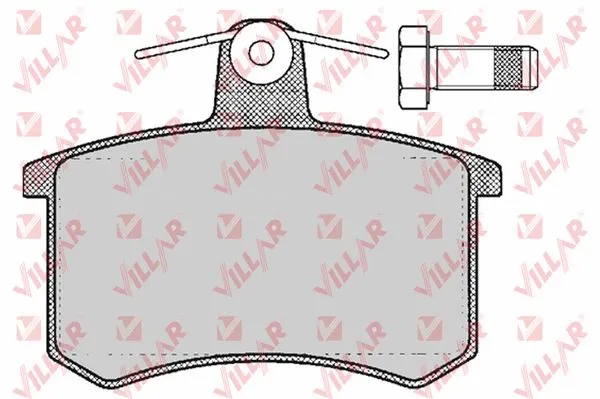 Brake Pad Set, disc brake (626.0215)