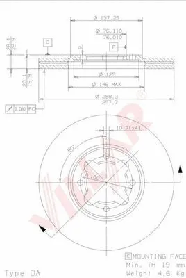 Brake Disc (628.1654)