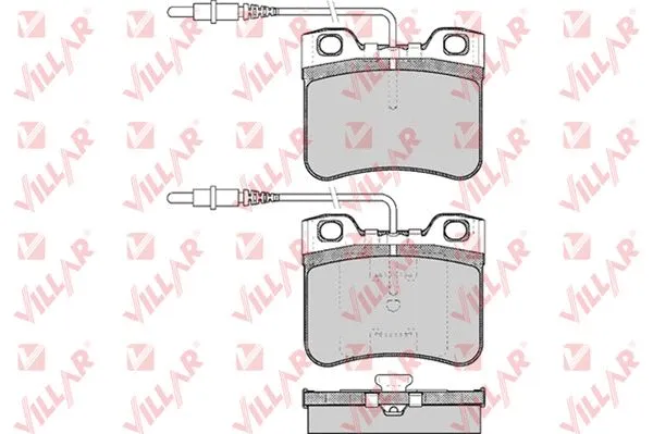 Brake Pad Set, disc brake (626.0283)