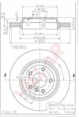 Brake Disc (628.1817)