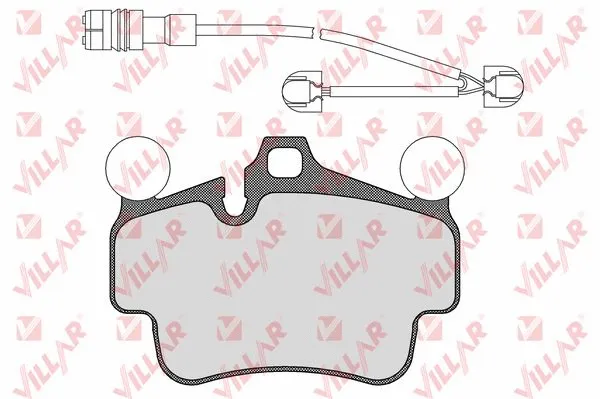 Brake Pad Set, disc brake (626.1559A)