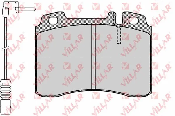 Brake Pad Set, disc brake (626.1131A)