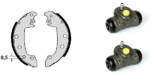 Brake Shoe Set (608.7781)