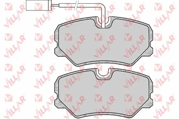 Brake Pad Set, disc brake (626.0421)