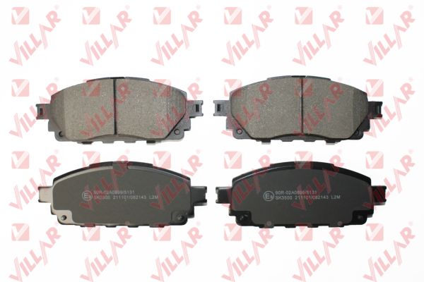 Brake Pad Set, disc brake (626.2143)