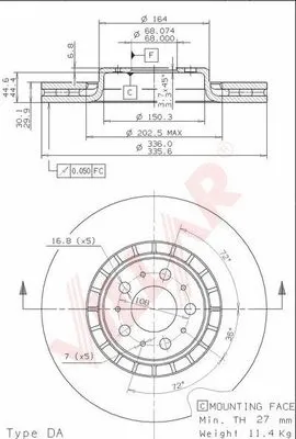 Brake Disc (628.1632)