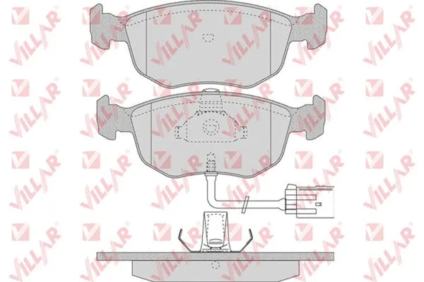 Brake Pad Set, disc brake (626.0745)