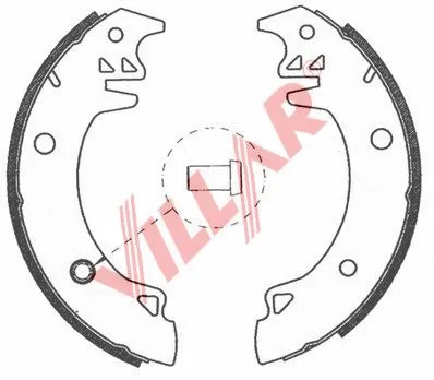 Brake Shoe Set (629.0755)
