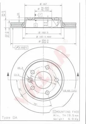 Brake Disc (628.1838)