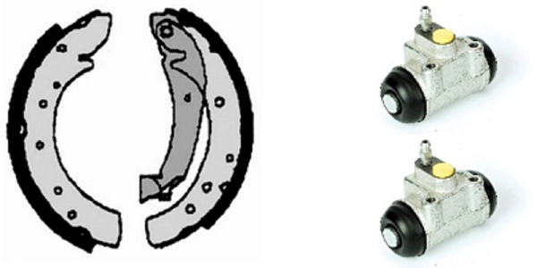 Brake Shoe Set (608.7964)
