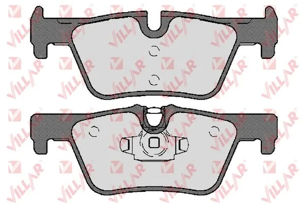 Brake Pad Set, disc brake (626.1741)