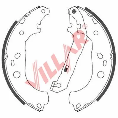 Brake Shoe Set (629.0876)