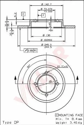 Brake Disc (628.1273)