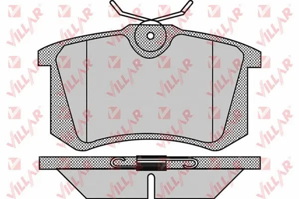 Brake Pad Set, disc brake (626.0868)