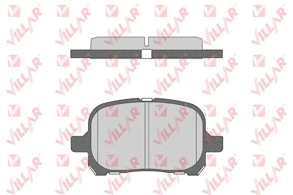 Brake Pad Set, disc brake (626.0712)