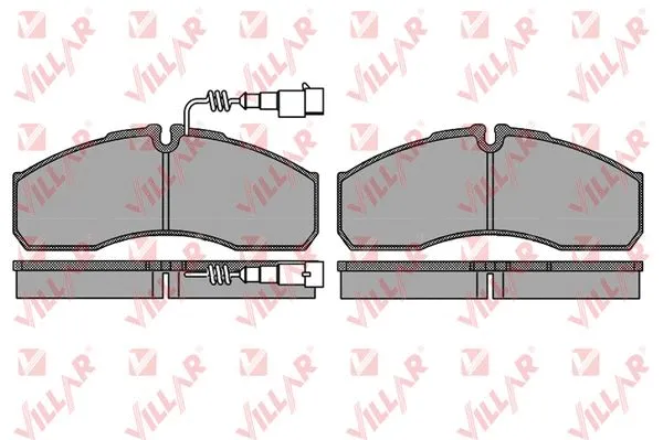 Brake Pad Set, disc brake (626.1664)