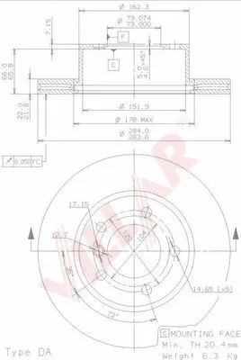 Brake Disc (628.1839)