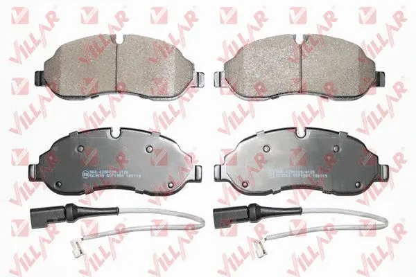 Brake Pad Set, disc brake (626.1984A)