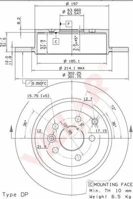 Brake Disc (628.2042)