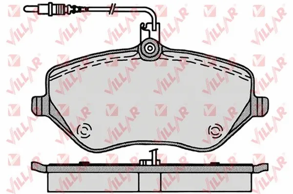 Brake Pad Set, disc brake (626.1202)