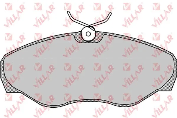 Brake Pad Set, disc brake (626.0869)