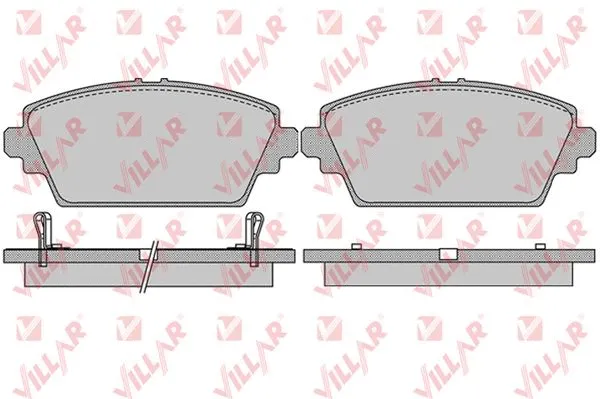 Brake Pad Set, disc brake (626.1036)