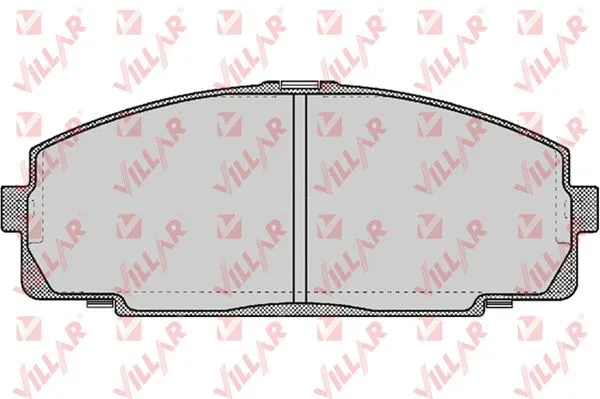 Brake Pad Set, disc brake (626.0577)