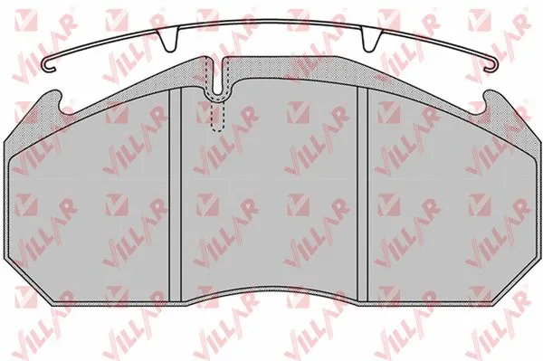 Brake Pad Set, disc brake (626.1152)