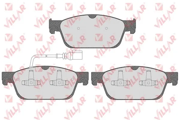 Brake Pad Set, disc brake (626.1551)