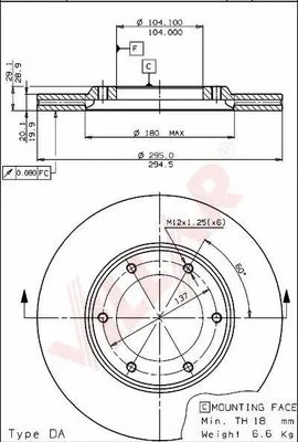 Brake Disc (628.0809)