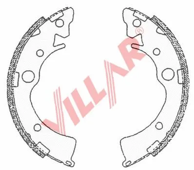 Brake Shoe Set (629.0696)
