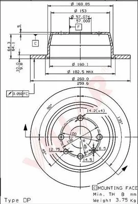 Brake Disc (628.1036)