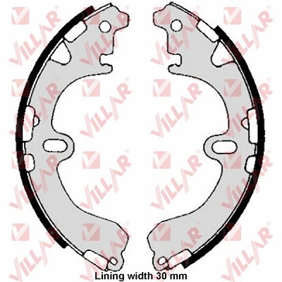 Brake Shoe Set (629.0317)