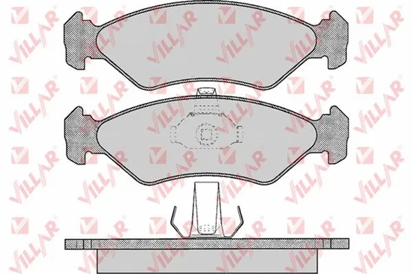 Brake Pad Set, disc brake (626.0625)
