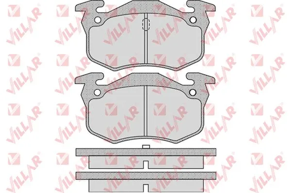 Brake Pad Set, disc brake (626.0914)
